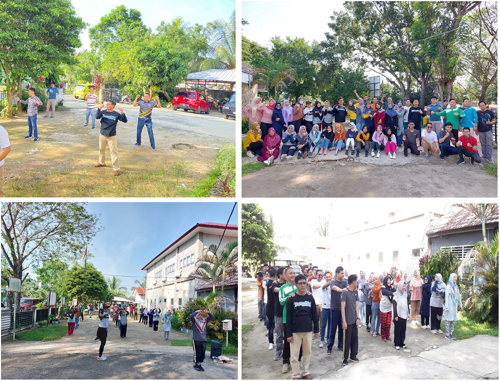 Senam Pagi Inspektorat Kabupaten Ogan Komering Ilir
